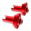 3RACING Auper D6 Aluminum Wheel Adaptor RED - SAK-D6817/RE 3RACING Auper D6 Aluminum Wheel Adaptor RED - SAK-D6817/RE