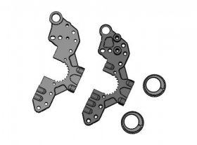 3RACING KIT-SAKURA D6 Belt Rear Bulkhead - SAK-D626A